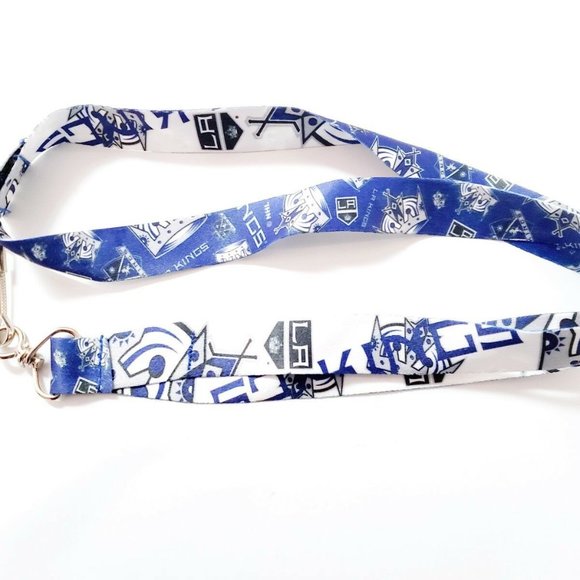 LOS ANGELES KINGS LANYARD DOUBLE SIDED W/CLIP NEW - Picture 1 of 2